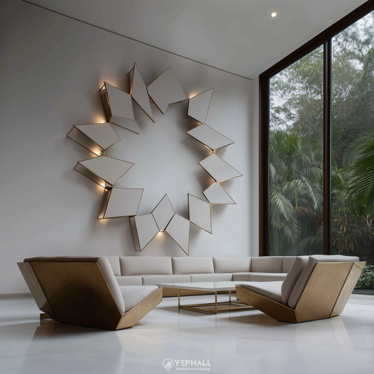YP1483 Wall Art Lamp Composition