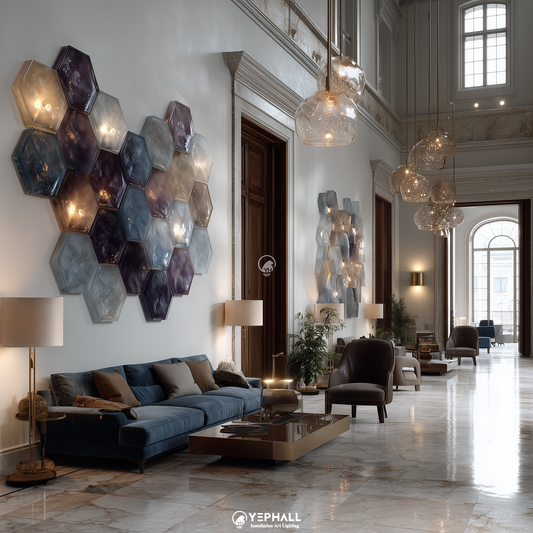 YP1896 Wall Art Lamp Composition