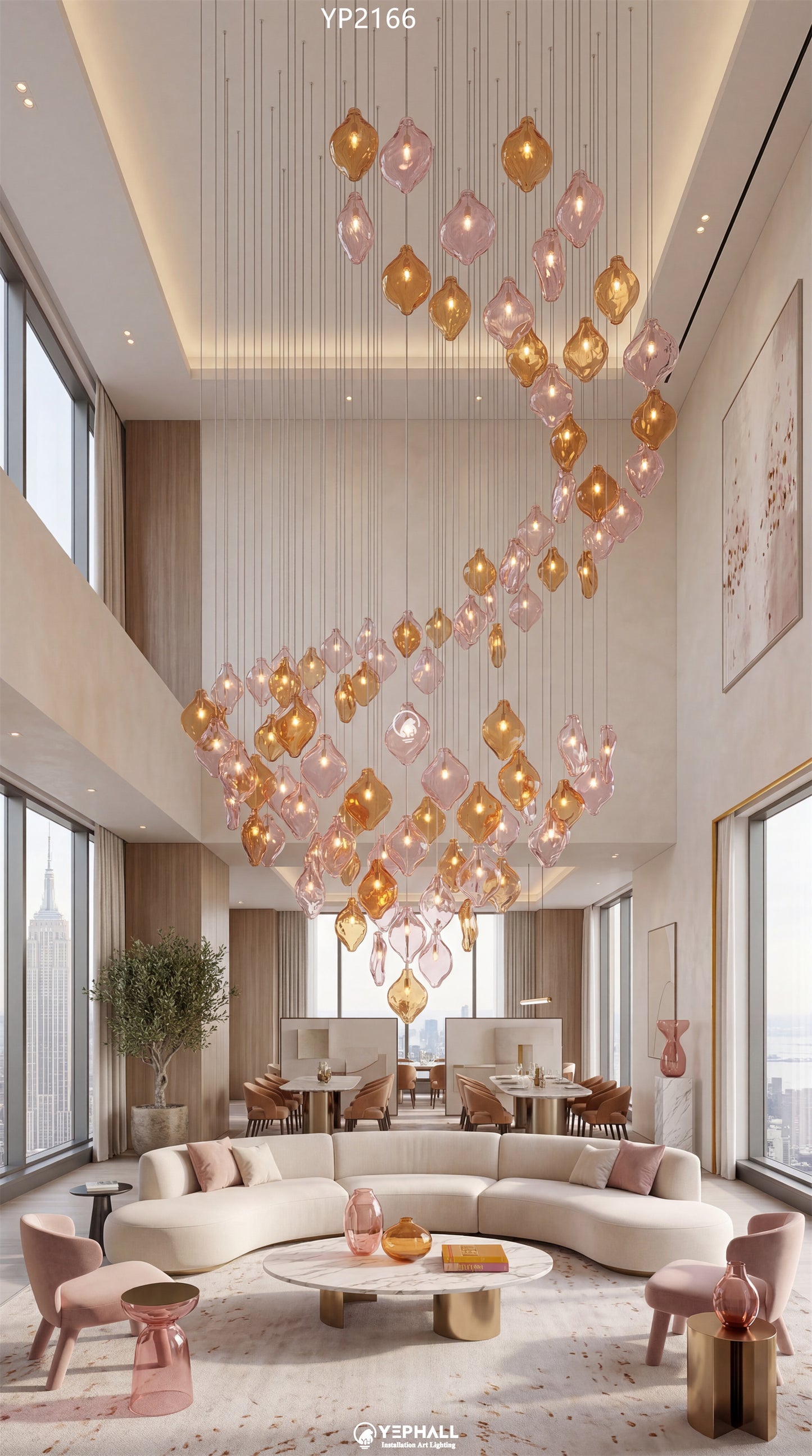 YP2166 Art Lighting Composition