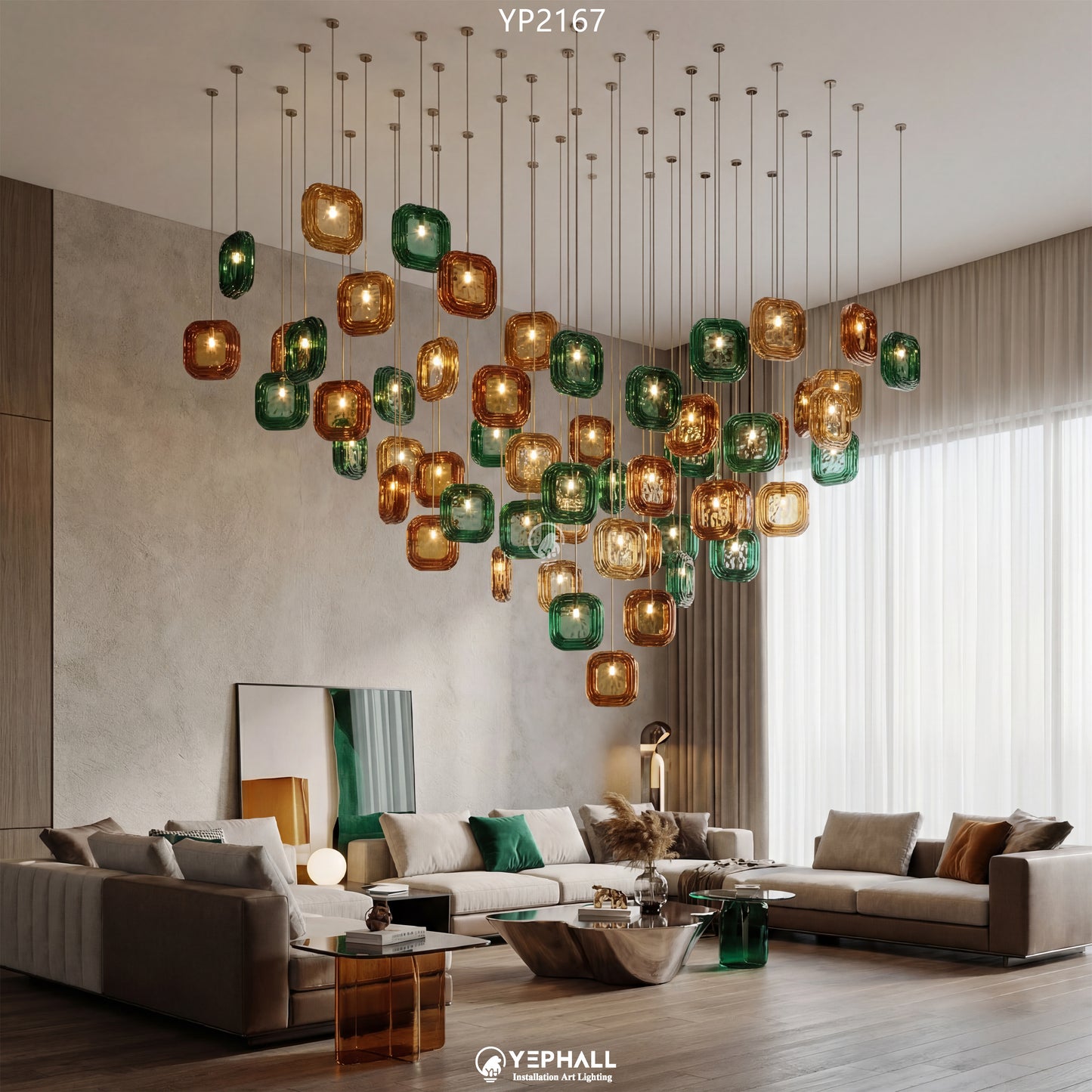 YP2167 Art Lighting Composition