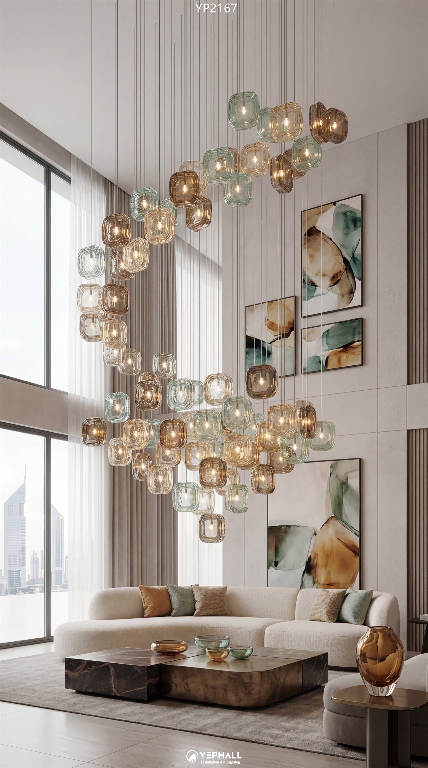 YP2167 Art Lighting Composition