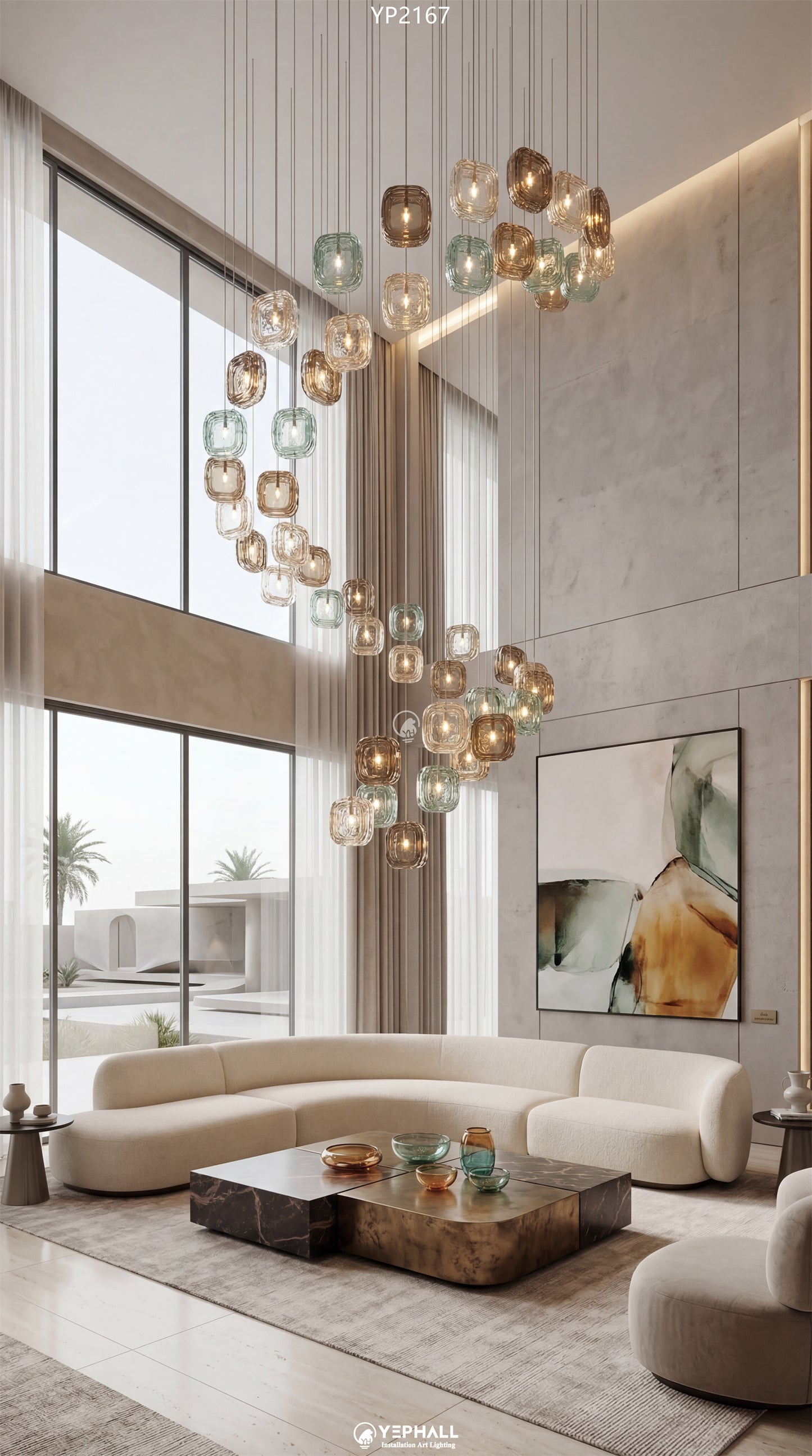 YP2167 Art Lighting Composition