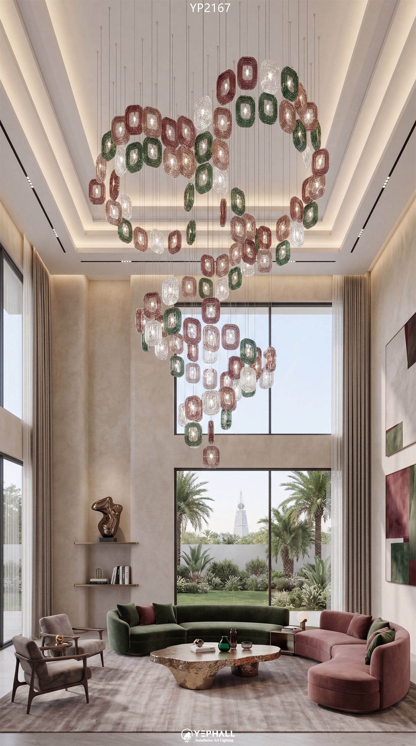 YP2167 Art Lighting Composition