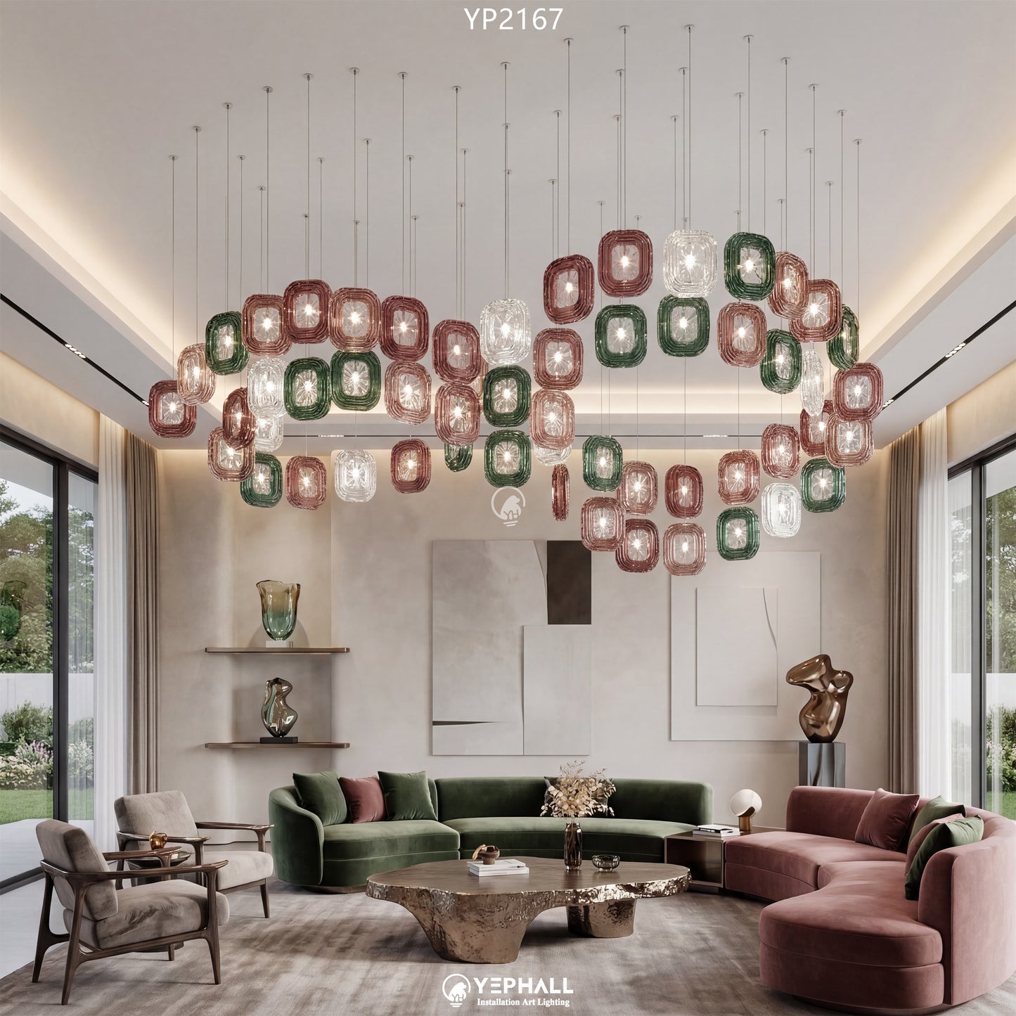 YP2167 Art Lighting Composition