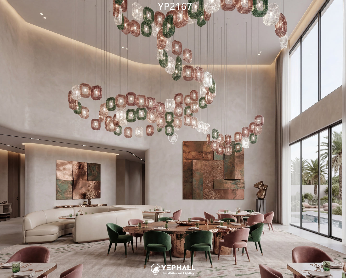 YP2167 Art Lighting Composition