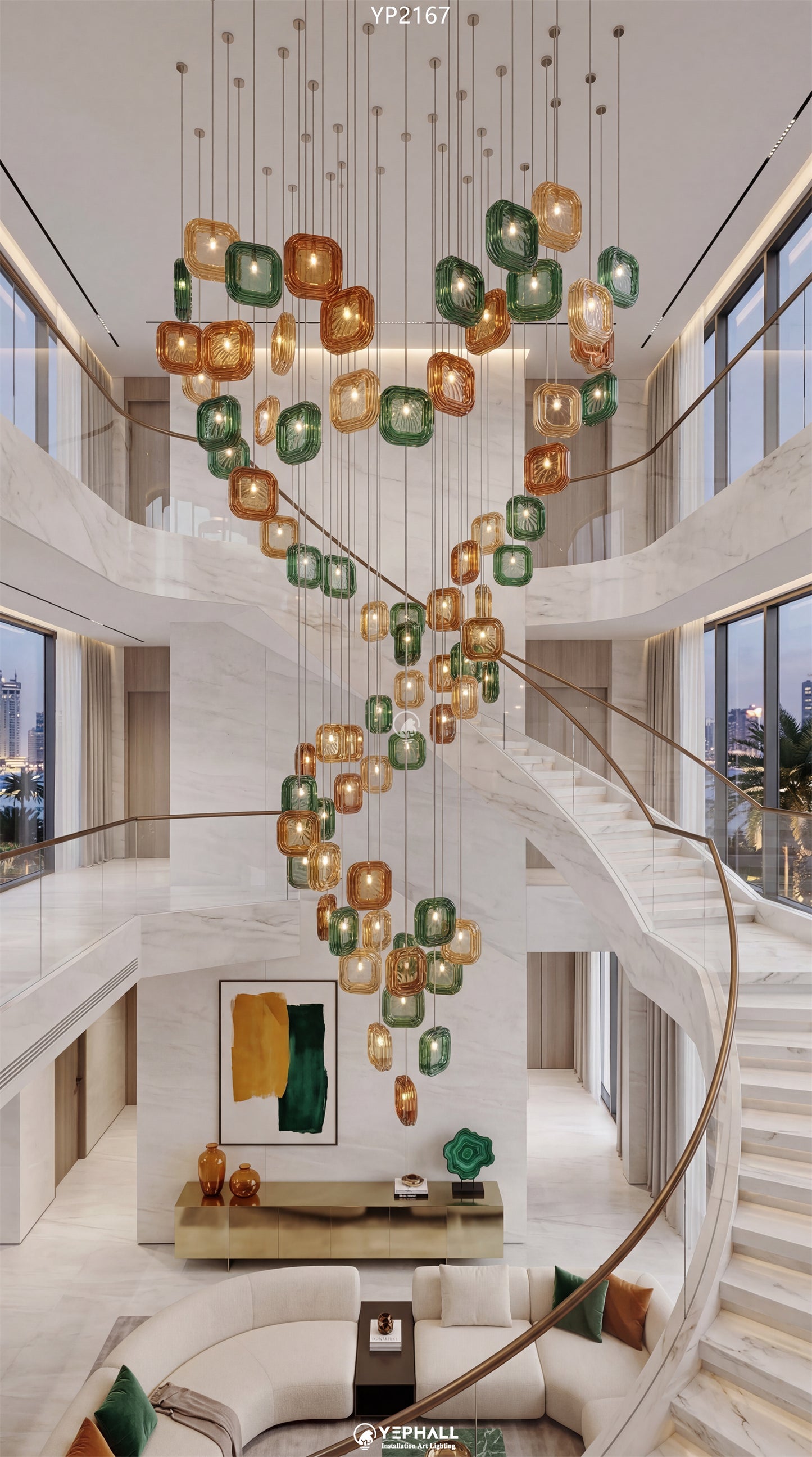 YP2167 Art Lighting Composition