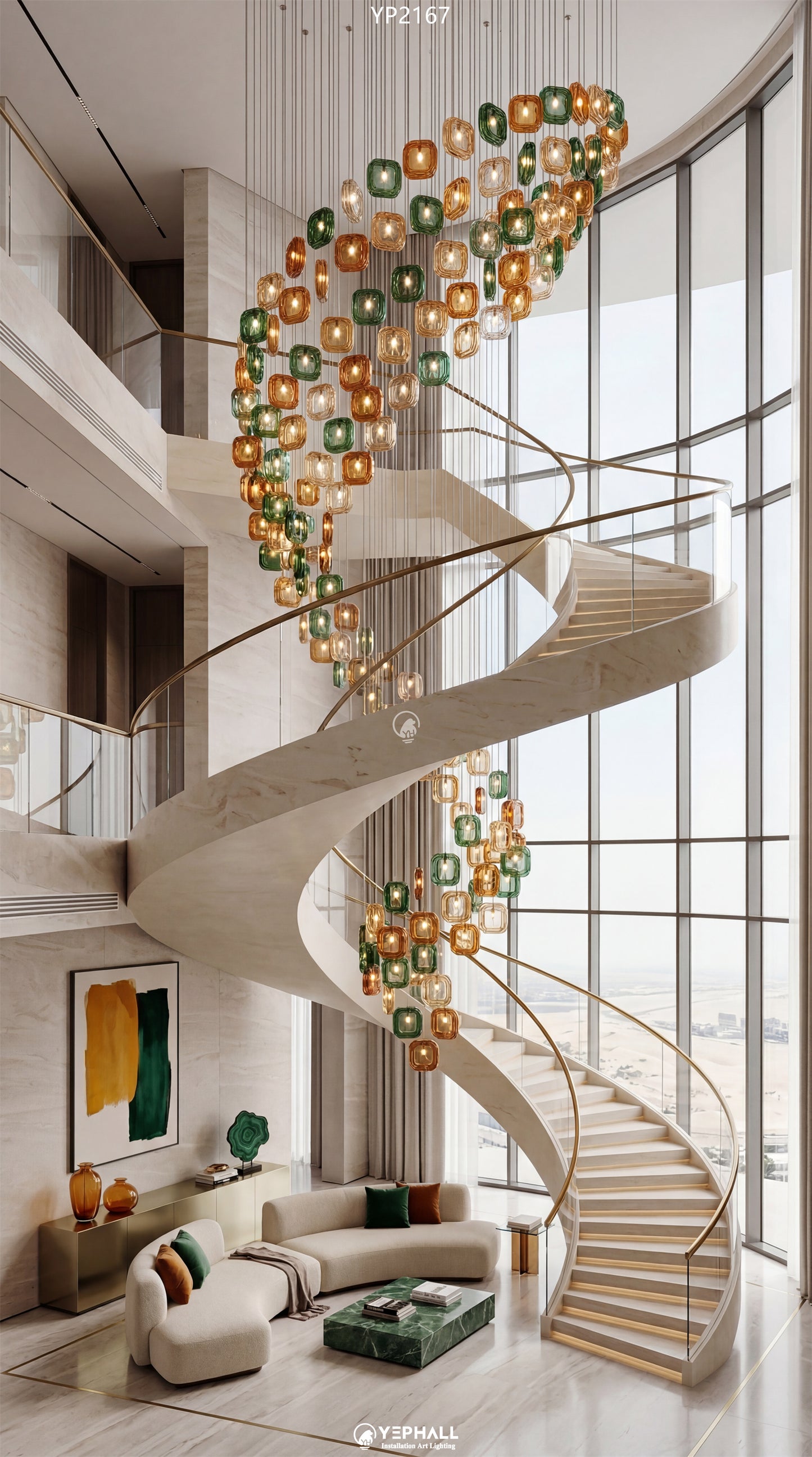 YP2167 Art Lighting Composition