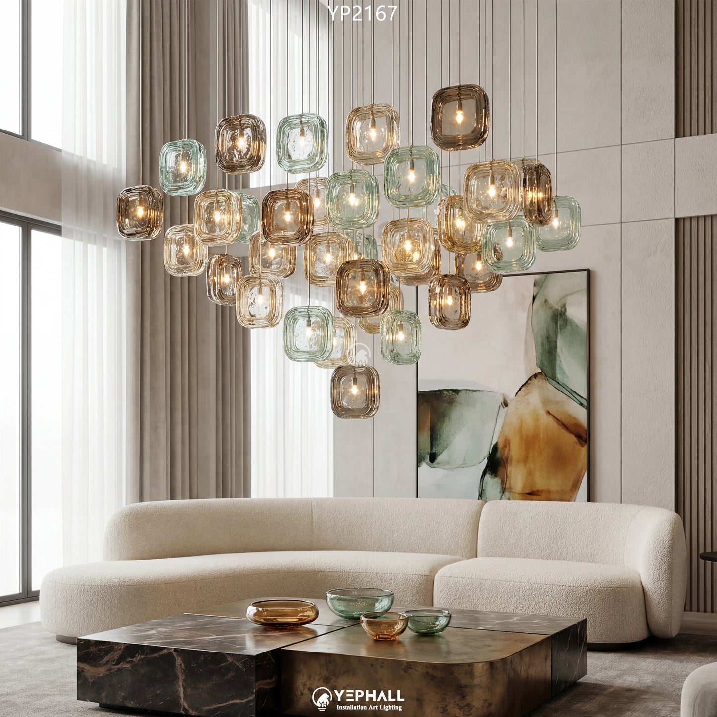 YP2167 Art Lighting Composition