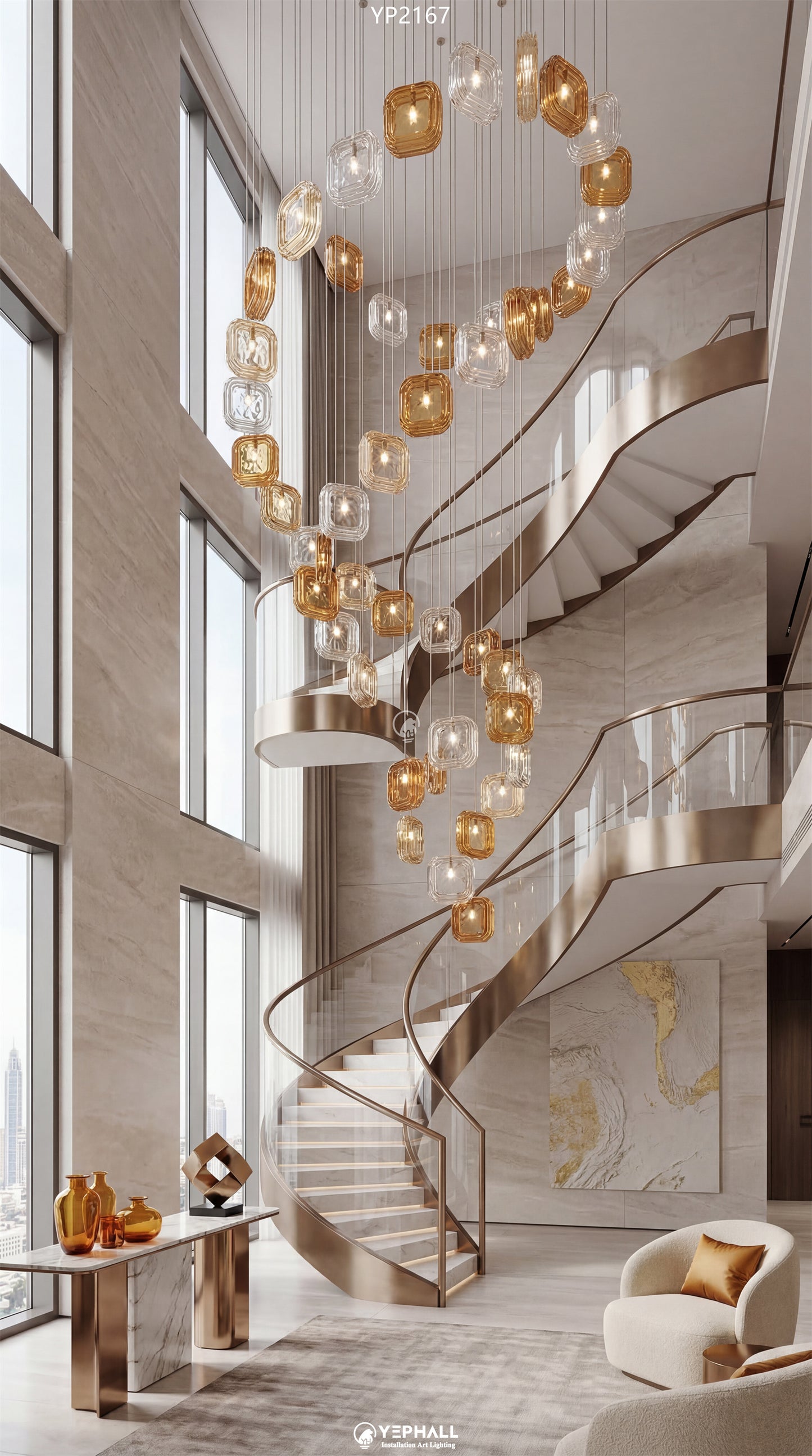 YP2167 Art Lighting Composition