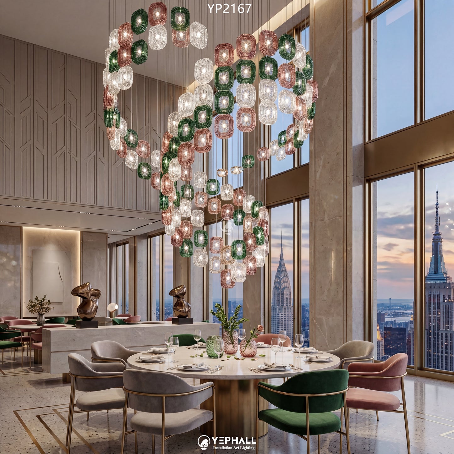 YP2167 Art Lighting Composition