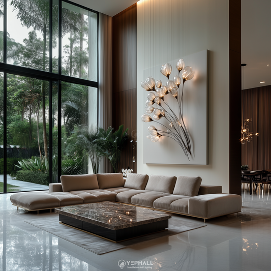 YP1454 Wall Art Lamp Composition