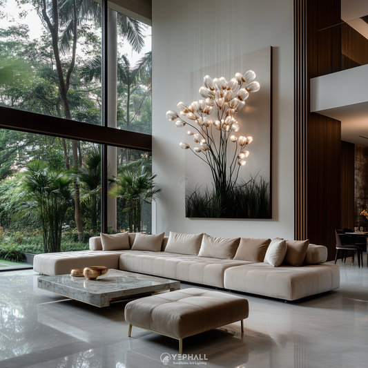 YP1454 Wall Art Lamp Composition