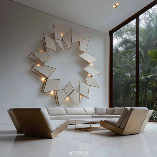 YP1483 Wall Art Lamp Composition