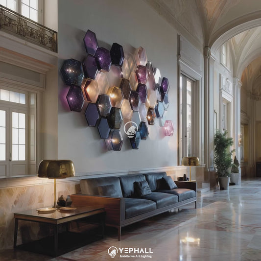 YP1897 Wall Art Lamp Composition