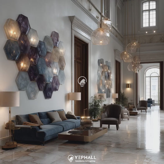 YP1896 Wall Art Lamp Composition